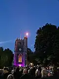 The beacon lit in 2022 for the Platinum Jubilee of HM Queen Elizabeth II.