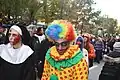 Evil clown in Montreal Zombie Walk 2015