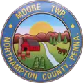 Official seal of Moore Township