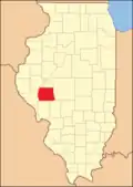 Morgan County between 1837 and 1839, when Scott County was split off