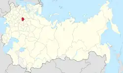 Location in the Russian Empire