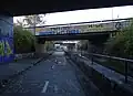 Bikeway under Barrandov Bridge, 2017