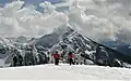 North aspect of Mount Cartier seen from Revelstoke ski slopes