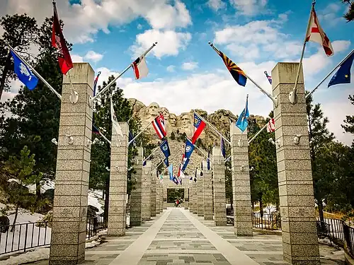 Avenue of Flags