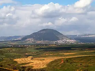 Mount Tabor in Lower Galilee, the site of the Transfiguration of Jesus, in 2010