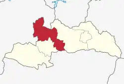 Msalala District location in the Shinyanga Region