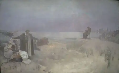Mucha's The Slav Epic cycle No.16: Jan Amos Komenský (1918)