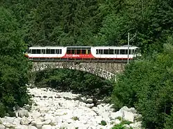 Light rail near Raumünzach