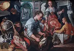 Christ in the House of Martha and Mary, Joachim Beuckelaer, 1537