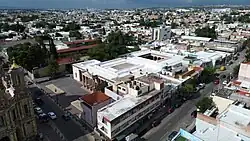 Birds-eye view of the museum