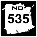 Route 535 marker