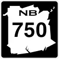 Route 750 marker