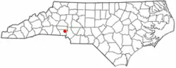 Location of Alexis, North Carolina