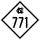 North Carolina Highway 771 marker