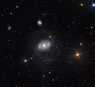 NGC 4151 with NGC 4156 imaged by the Mount Lemmon Observatory