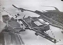 Aerial photograph of Hansweert