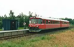Sønderby railway halt in 2002