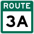 Route 3A marker