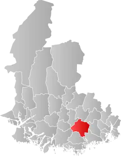 Øyslebø within Vest-Agder