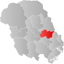 Midt-Telemark within Telemark