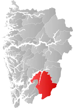 Ullensvang within Vestland