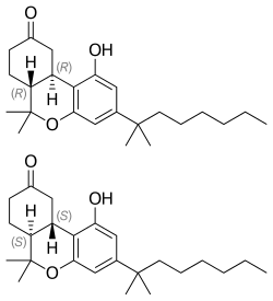 Skeletal formula of nabilone