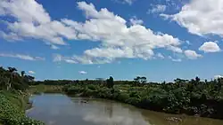 Nadi River as seen from Queens Road bridge in Nadi.