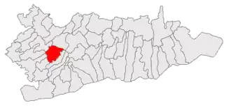 Location in Călărași County