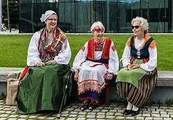 Image 44Women dressed in Finnish folk costumes (from Culture of Finland)