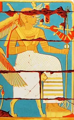 Depiction of Nawidemak in her tomb