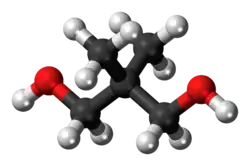 Neopentyl glycol molecule
