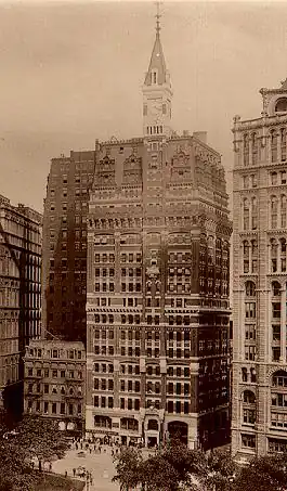 New York Tribune Building, New York City (built 1875; doubled in size in 1905; demolished 1966)