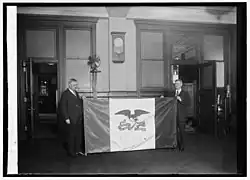 Presentation of the state flag, January 2, 1924.
