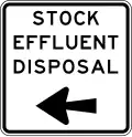 Stock Effluent Disposal Point (turn left)