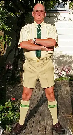 New Zealand formal "Walk Shorts and Walk Socks"