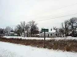 New Boston, Iowa, From route 218 facing northwest