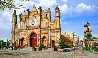 Trung Lao Church in Trung Đôn commune.