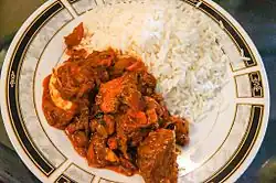 Ofada rice is a Yoruba dish.[179]