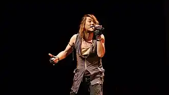 Nobuo performing at Cartoonist Festival 2013