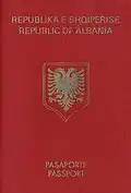 2002 Albanian passport