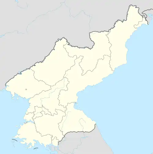 Chŏngju is located in North Korea