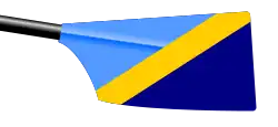 Image showing the rowing club's blade colours