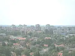 Panoramic view of Bistrica, July 2009