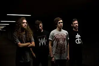 Nowhere To Be Found, 2018. From left to right: Quintais, Migalhas, Tiago and Manel