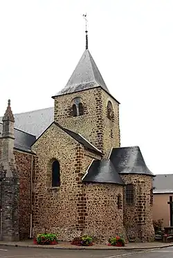 The church of Sainte-Trinité, in Nuillé-sur-Vicoin