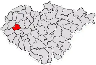 Location in Sălaj County
