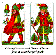 Germans introduced woodblock printing into playing cards designs