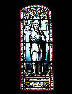 The stained glass of Saint-Jean-Baptiste