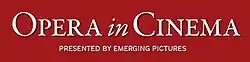 Opera in Cinema logo.