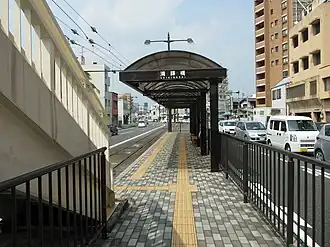 The last stop Seikibashi Station(before constructing barrier-free)